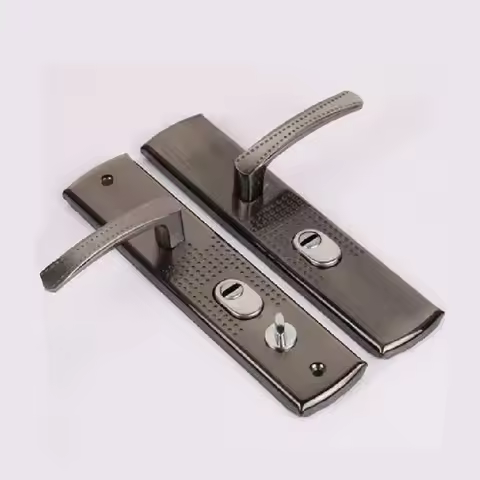 1 Practical Door Handle Set Anti-Theft Security Double Latch For Bedroom Furniture Accessories