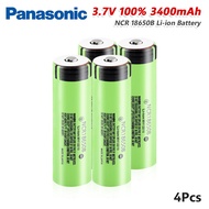 private.✉●Original Panasonic 18650 NCR18650B 3400mah Rechargeable Lithium battery 3.7V Discharge Current 20A  For LED
