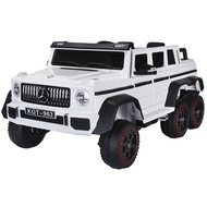 【SG Ready Stock】Super Large Size 6-Wheeled 2-Seater Kids Electric Off-Road Car G-Wagon G63 with Pare