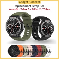 For Amazfit Trex 3 / Trex Pro / Trex 2 / Trex Ultra Trex , Strap and Case Replacement Silicone Strap