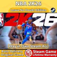 [PLAY NOW] NBA 2K26 | Full DLC | Own Steam Account | Steam Offline