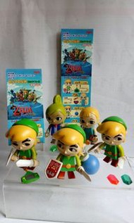 Yujin nintendo Zelda 任天堂 薩爾達傳說 Q版 轉眼 扭蛋 全5種 陳列品