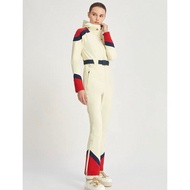 John Snow Ski carver thin version single-board double-board one-piece ski suit square waterproof