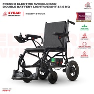 Fresco Electric Wheelchair Double Battery Lightweight 14.6kg 16kg