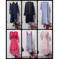 (2hand) bigsize long dress 2 dress woman plus size dress