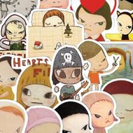50pcs Abstract Character Cartoon Stickers For Laptop Diy Cell Phone Case IPad Decorative Stickers3d 
