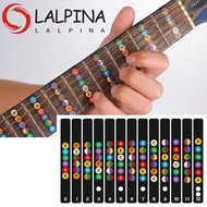 LALPINA Guitar Note Sticker Learning Portable Frets Note Decal Musical Scale Electric Guitar Beginne