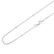 555jewelry สร้อยคอเงินแท้ Sterling Silver925 ดีไซน์ Twisted chain สวยหรูคลาสสิค รุ่น MD-SLC003