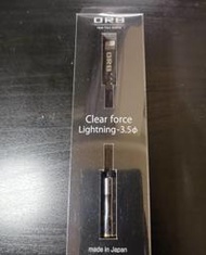 【UP Music】發燒iphone轉接線 日本ORB Clear force Lightning轉3.5mm 母