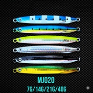 Mikro Jig Badan Panjang Fast Sinking Pitch Action 7g/14g/21g/40g Fast Jig Metal Jig Bilis Fishing Lu