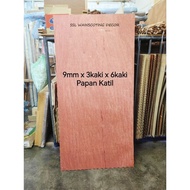 9mm X 3kaki X 6kaki Papan Katil / 9mm Plywood 9mm X 3ft X 6ft Bedding / 9mm Plywood
