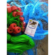jaring pukat tangsi ikan 50mm一130mm warna putih fishing net fish mode in Thailand