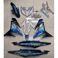 COVERSET YAMAHA Y15ZR EXCITER CITY 2020 DUSK AND DAWN BLUE SILVER