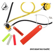 Dive Gear Tag Plastic Zeepro Name Marker Diving Equipment Regulator BCD
