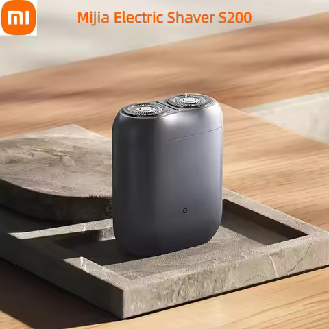 Xiaomi Mijia Electric Shaver S200 No Box Portable IPX7 Wet Dry Shaving Rechargeable Magnetic Suction