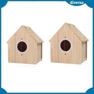 [Direrxa] Bird Breeding Box Cage Accessories for Bird Viewing Clear Multifunctional Cage Bird Nest Bed for Conures Lovebirds