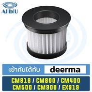 AllblU Vacuum Filter Replacement Deerma Cleaner Model CM400 CM500 CM800 CM818 CM900 EX919