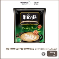 ALICAFE Instant White Coffee With Tongkat Ali and Ginseng Hazelnut | 540G [15's x 36G]