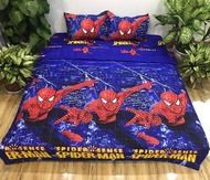 Bộ Chăn Ga Gối Cotton Poly - Hình Người Nhện ( 3 Món 4 Món 5 Món )