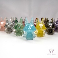 🔮🇸🇬 Nine Tail Fox II Crystal Chips Resin | Crystals Carvings | Crystal Display | Crystal Chips