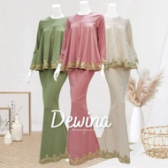 DEWINA (RAYA 2021) • Baju Kurung Moden Babydoll Saree Lace Loose Pregnant Baju Kurung Mengandung [SIZE S M L]