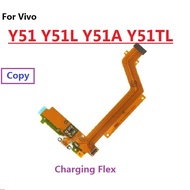 USB Charging Charger Port Flex Cable With IC Vibrator For Vivo Y51 Y51L Y51A Y51TL Charging Port Rep