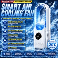 Air Cooler Mist Fan Cooling Fan Humidifier Nano Mist Desktop Fan 6 Speed Adjustable Airflow Timer US