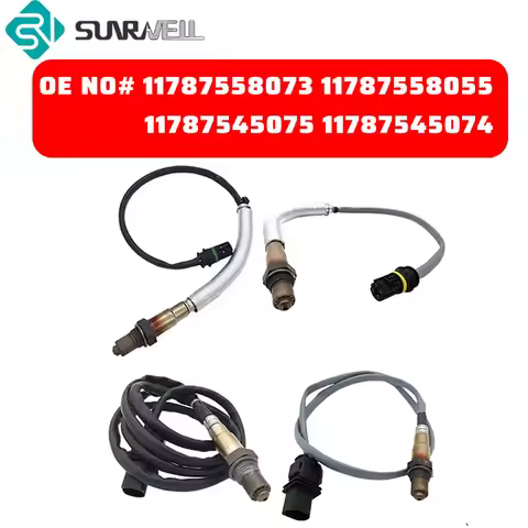 4PCS Oxygen Sensor O2 SENSOR For BMW E82 E90 E91 128i 328i 328i X3 Front Rear 11787558073 1178755805