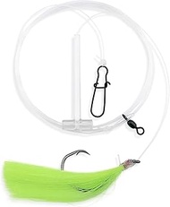 Aqua-Clear, Striped Bass Teaser Rig, Striped Bass/Rockfish/Drum, 7/0 Nickel Octopus Hook, AFW Swivel