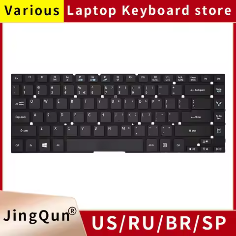 New RU/US Russian Black Keyboard For Acer Aspire ES1-411 ES1-431 ES1-511 ES1-520 ES1-521 V3-431