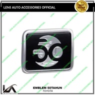 Ready Emblem 50 Years Toyota - Logo 50 Years Toyota