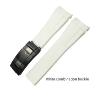 2024 Curved End Rubber Watchband 18mm 19mm 20mm 21mm 22mm for Rolex Submariner GMT Daytona Datejust 