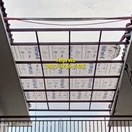 kanopi solarflat transparan canopy atap solartuff solid bergaransi