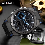 SANAD 6008 Men's Sports Watches 5ATM Waterproof Quartz Wristwatch -3