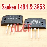 A Pair of Transistors 1494 3858 Sanken 2SA1494 2sc3858