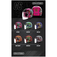 HELMET FOR KIDS TOPI KELEDAR BUDAK KANAK-KANAK YANG BERSIRIM MALAYSIA GRAYFOSH G6