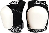 187 Killer Pads Pro Knee Pad, Black/White, Medium