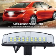 LOOKSHOW 1Pc LED Car License Plate light Bulb 18LEDs CanBus For Toyota Camry 40 V40 XV40 Aurion XV40