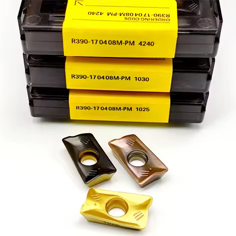 R390 11T304 11T3080 11T320 170408 180608 180612 PM4240 PM4225 Internal Cermet Carbide Inserts CNC La