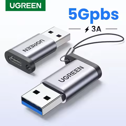 UGREEN USB C Adapter USB 3.0 2.0 Male to USB 3.1 Type C Female Type-C Adapter for Laptop Samsung Xia