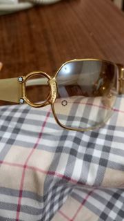 意大利   Montblanc 金色太陽眼鏡