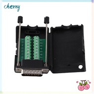 CHERRY DB15 Connector, Male Connector DB15 15 Pin Breakout Board, Module with  15 Pin Solderless Bre