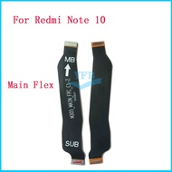 For Xiaomi Redmi Note 10 Pro 10S MainBoard Connect Ribbon LCD Display USB Connector Main Board Flex 