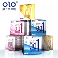 [ ของแท้!!! ] Olo ถุงยางอนามัยบางพิเศษ 001มม (1กล่อง10 ชิ้น) [ ราคา ถูก / ส่ง ]