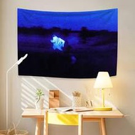Daniel Caesar "Freudian" Dark Night Running Man, Eternal Flag, Classic Music Bedroom Decor Tapestry,