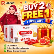 [BUY2 FREE1][100% ORIGINAL] LABRICH Tribiotic Probiotic 10 Bags High Vitamin C Gut Health Blood Oran