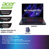 Acer Predator Helios Neo 16 PHN16-72-99GY 16" WUXGA 180Hz Gaming Laptop ( i9-14900HX, 16GB, 1TB SSD,