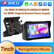 JMCQ Motorcycle GPS Carplay Screen Special For BMW R1200GS R1250GS ADV S1000XR Wireless CarPlay Andr