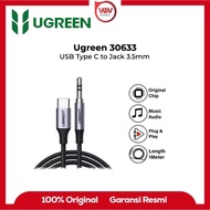UGREEN 30633 USB Type C to Aux 3.5mm Male Nylon Braided USB-C to AUX 3.5mm Audio Cable