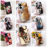 Case Motorola Moto G04 Cover Cute Cat Fashion Butterfly Painted Casing Motorola G04 Moto G04 XT2421-